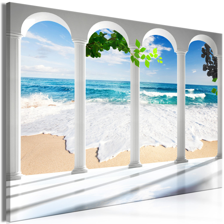 Large canvas print Columns and Sea [Large Format] 128886 additionalImage 3