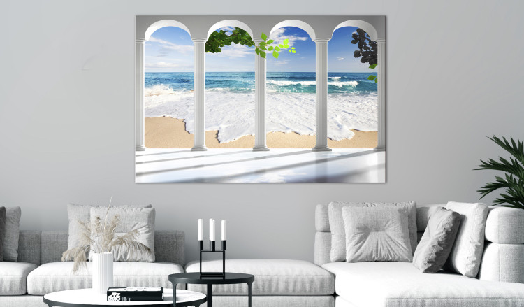 Large canvas print Columns and Sea [Large Format] 128886 additionalImage 6