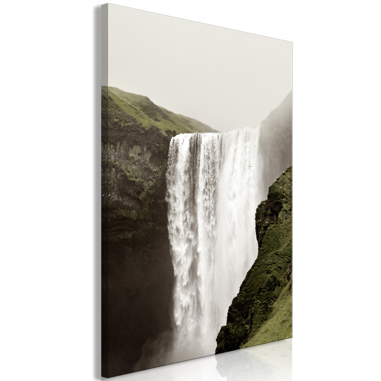 Canvas Print Majesty of Nature (1-piece) Vertical - landscape of a grand waterfall 130286 additionalImage 2