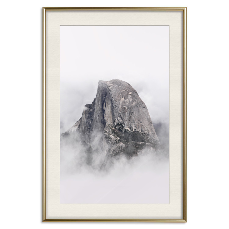 Wall Poster Half Dome - majestic mountain landscape embraced by bright clouds 130386 additionalImage 20