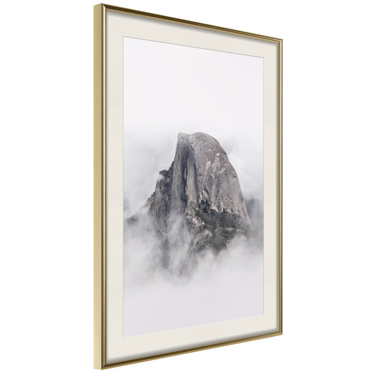Wall Poster Half Dome - majestic mountain landscape embraced by bright clouds 130386 additionalImage 12