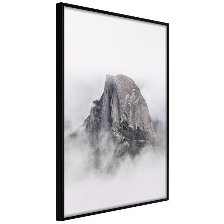 Wall Poster Half Dome - majestic mountain landscape embraced by bright clouds 130386 additionalImage 2