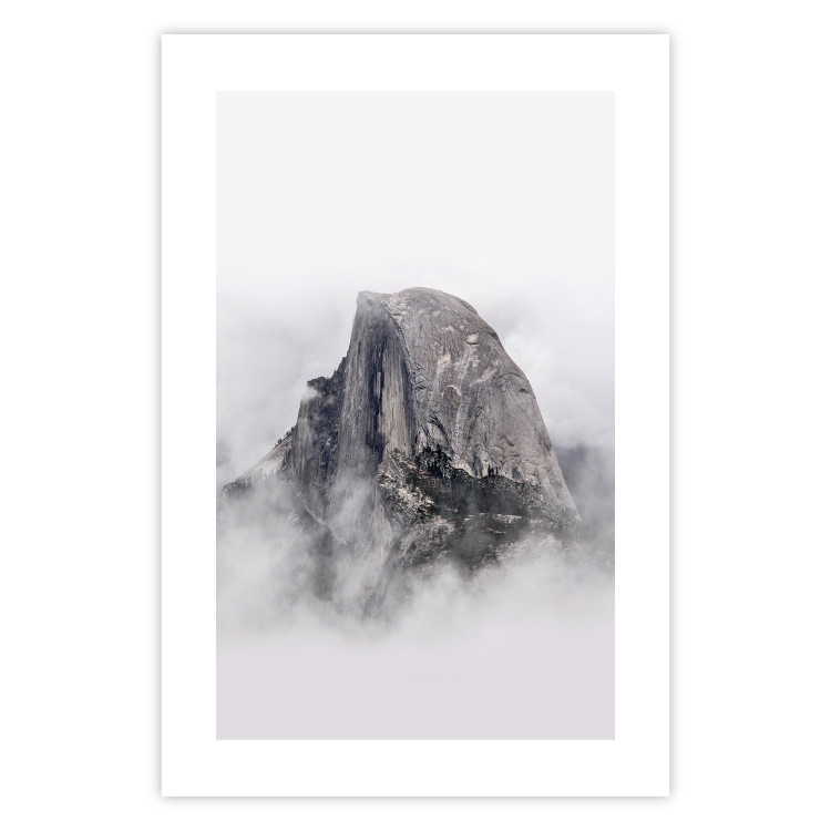 Wall Poster Half Dome - majestic mountain landscape embraced by bright clouds 130386 additionalImage 25