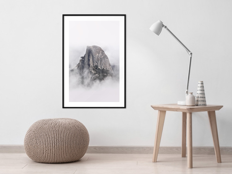 Wall Poster Half Dome - majestic mountain landscape embraced by bright clouds 130386 additionalImage 23