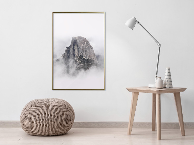 Wall Poster Half Dome - majestic mountain landscape embraced by bright clouds 130386 additionalImage 9