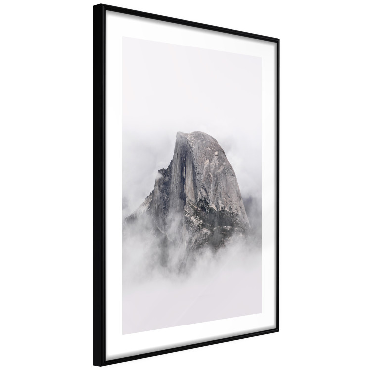 Wall Poster Half Dome - majestic mountain landscape embraced by bright clouds 130386 additionalImage 3