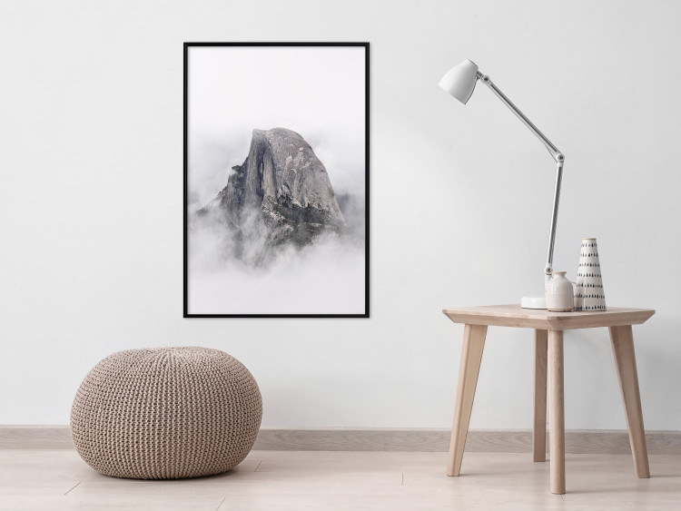 Wall Poster Half Dome - majestic mountain landscape embraced by bright clouds 130386 additionalImage 10