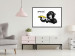 Poster Banksy: Monkey with Banana - black animal with a yellow fruit on a white background 132486 additionalThumb 6