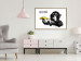 Poster Banksy: Monkey with Banana - black animal with a yellow fruit on a white background 132486 additionalThumb 7