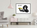 Poster Banksy: Monkey with Banana - black animal with a yellow fruit on a white background 132486 additionalThumb 5