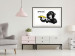 Poster Banksy: Monkey with Banana - black animal with a yellow fruit on a white background 132486 additionalThumb 22