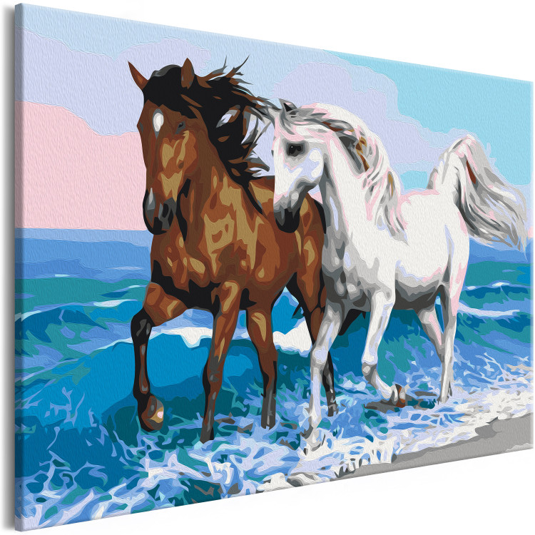 Paint by number Horses at the Seaside 134886 additionalImage 5