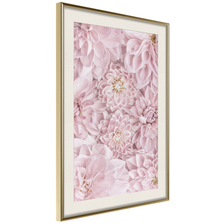 Poster Morning Flowers - composition of pink flowers in a romantic motif 135586 additionalImage 18