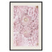 Poster Morning Flowers - composition of pink flowers in a romantic motif 135586 additionalThumb 2