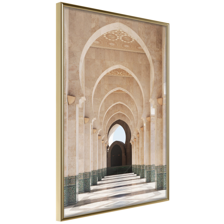 Wall Poster Mosque in Casablanca - architectural composition of a building with columns 135786 additionalImage 6