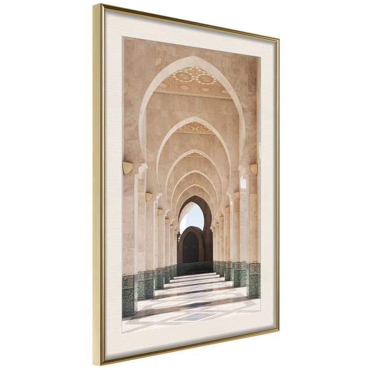 Wall Poster Mosque in Casablanca - architectural composition of a building with columns 135786 additionalImage 4