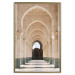 Wall Poster Mosque in Casablanca - architectural composition of a building with columns 135786 additionalThumb 11