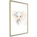 Wall Poster Happy Elephant - a cute composition for children with a wild animal 136386 additionalThumb 2