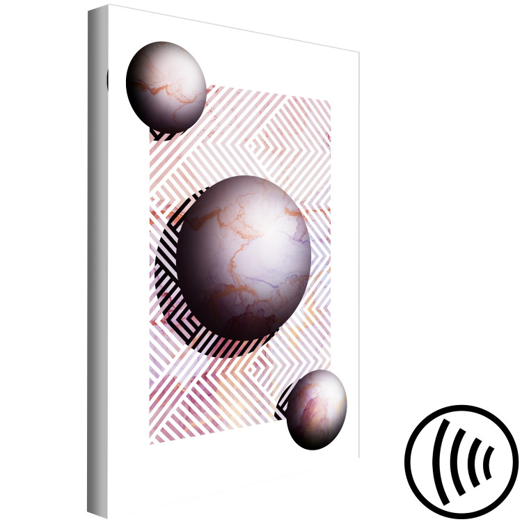 Canvas Marble Planets (1-piece) Vertical - geometric abstraction 138786 additionalImage 6