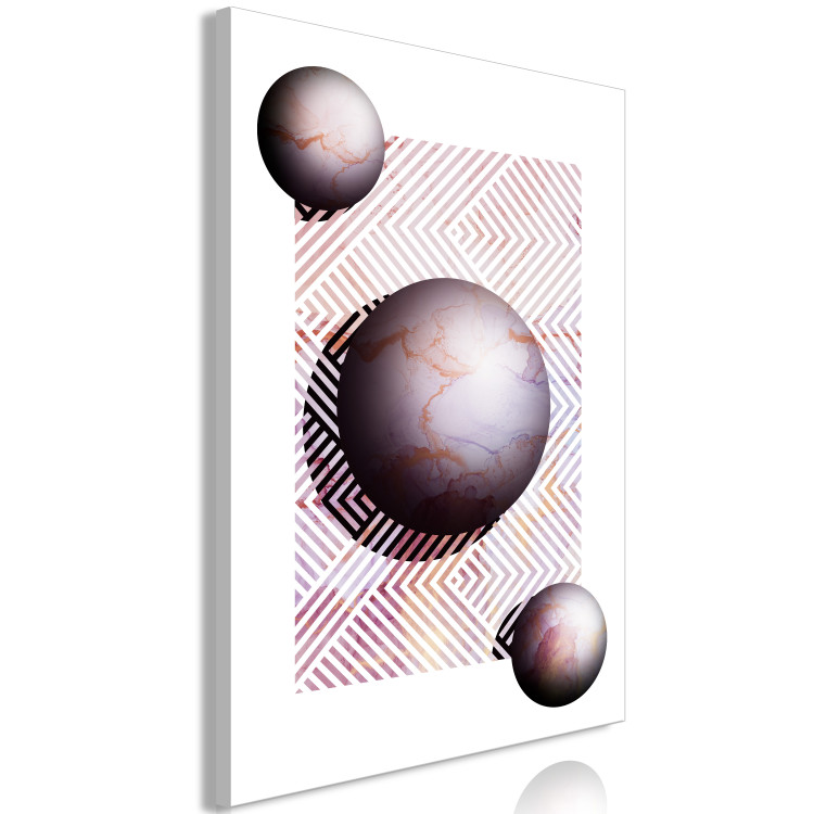 Canvas Marble Planets (1-piece) Vertical - geometric abstraction 138786 additionalImage 2