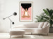Wall Poster Morning Yoga - meditating woman drifting into thoughts in a dark cosmos 138886 additionalThumb 2