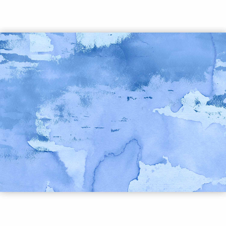 Wall Mural Mist in blue - abstract with irregular concrete texture 143186 additionalImage 1