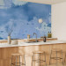 Wall Mural Mist in blue - abstract with irregular concrete texture 143186 additionalThumb 7