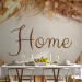 Wall Mural Home - lettering among dried flowers and feathers in warm boho tones 144686 additionalThumb 6