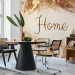 Wall Mural Home - lettering among dried flowers and feathers in warm boho tones 144686 additionalThumb 7