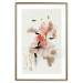 Poster Abstraction in Warm Tones - Watercolor, Traces of Color and Traces of Gold 146186 additionalThumb 24