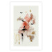 Poster Abstraction in Warm Tones - Watercolor, Traces of Color and Traces of Gold 146186 additionalThumb 26