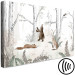Canvas Drawn Forest - Watercolor Forest Animals with Ferns 146486 additionalThumb 6