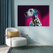 Canvas Art Print AI Dalmatian Dog - Spotted Animal in a Pink Room - Horizontal 150186 additionalThumb 11