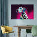Canvas Art Print AI Dalmatian Dog - Spotted Animal in a Pink Room - Horizontal 150186 additionalThumb 9