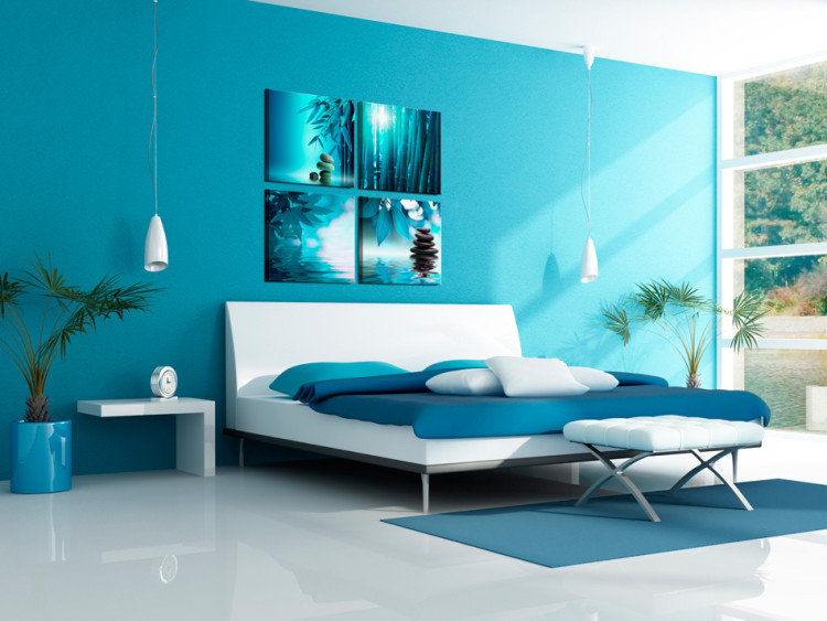 Canvas Turquois peace 58586 additionalImage 3