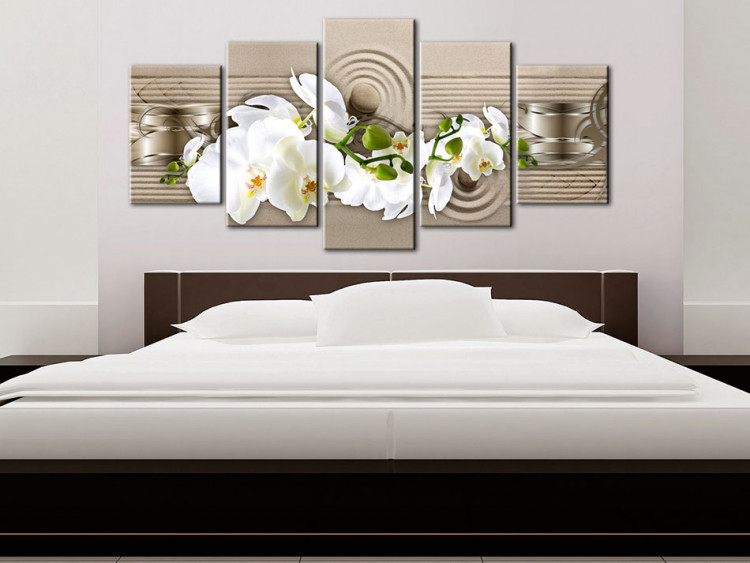 Canvas Print Sand Flowers 63986 additionalImage 3