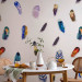 Modern Wallpaper Magma Colorful Feathers 89786 additionalThumb 6