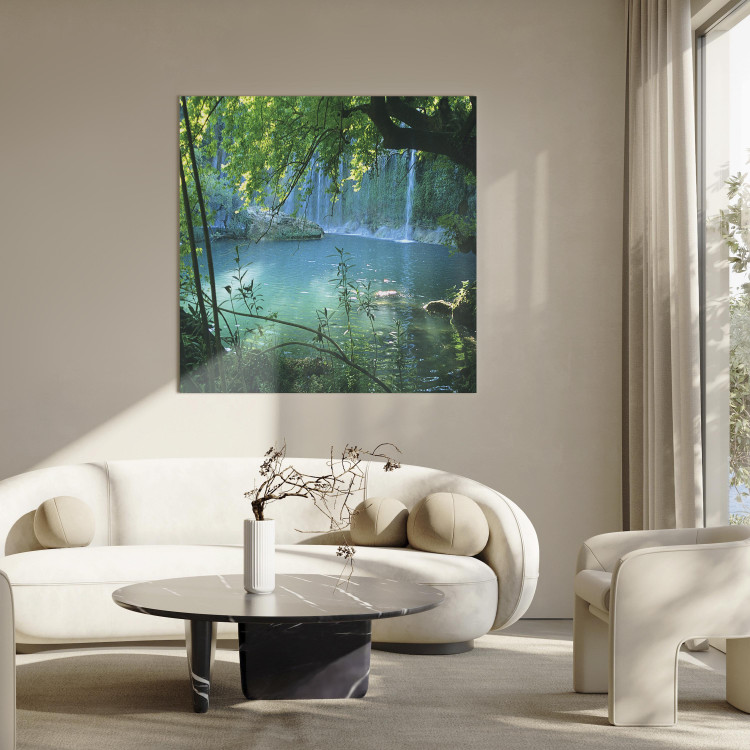 Canvas Art Print Waterfall in paradise 90086 additionalImage 3