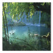 Canvas Art Print Waterfall in paradise 90086