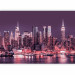 Wall Mural Purple night over Manhattan - cityscape of New York architecture 90186 additionalThumb 5