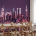 Wall Mural Purple night over Manhattan - cityscape of New York architecture 90186 additionalThumb 7