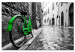 Canvas Print Vintage Green Bike 92086