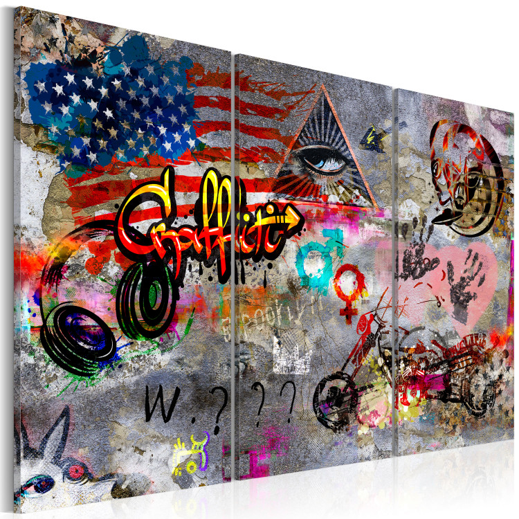 Canvas Art Print American Graffiti 92786 additionalImage 2