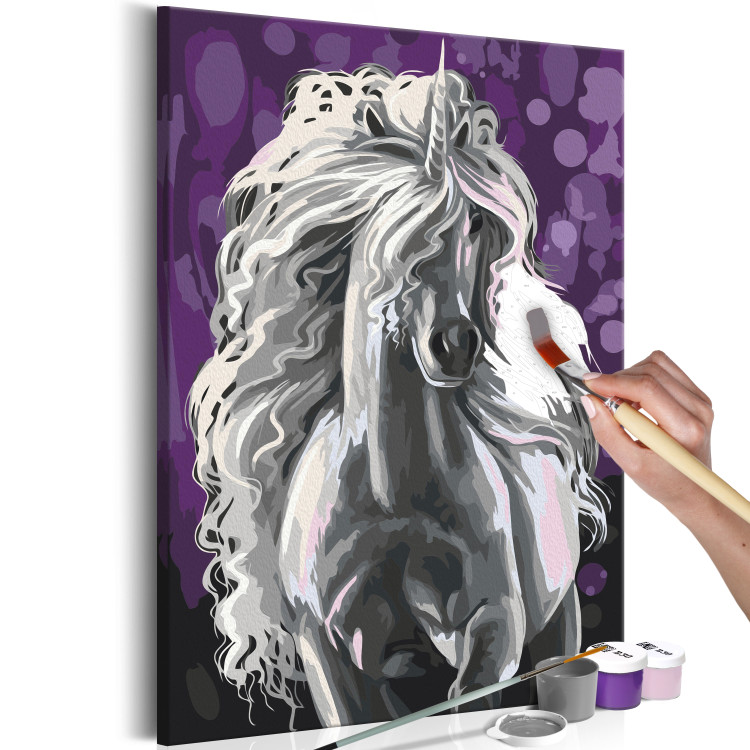 Paint by number White Unicorn 107496 additionalImage 3