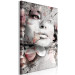 Canvas Print Blossoming Woman (1-part) - Plant Motif Permeating the Face 115196 additionalThumb 2