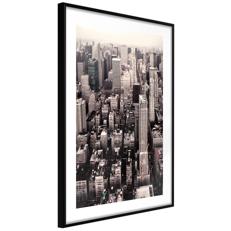 Poster Sepia Manhattan - New York architecture seen from a bird's eye view 116696 additionalImage 11