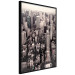 Poster Sepia Manhattan - New York architecture seen from a bird's eye view 116696 additionalThumb 12