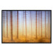 Poster Misty Forest - landscape of bare trees in brown-orange hues 117296 additionalThumb 18