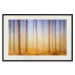 Poster Misty Forest - landscape of bare trees in brown-orange hues 117296 additionalThumb 27