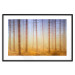 Poster Misty Forest - landscape of bare trees in brown-orange hues 117296 additionalThumb 19